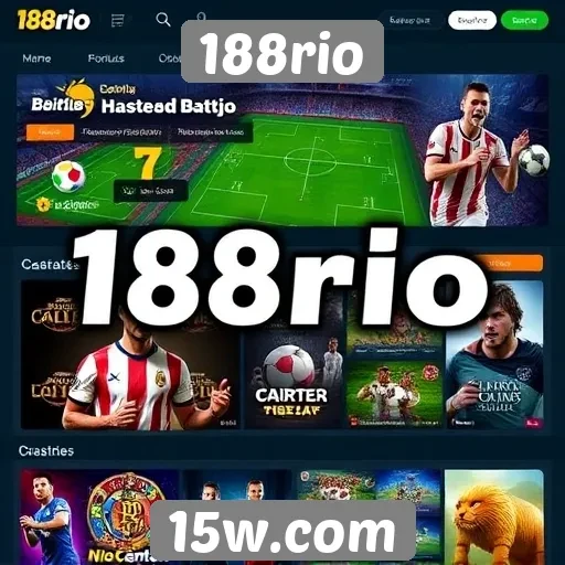 Plataforma de jogos 188rio oferece ampla variedade de apostas